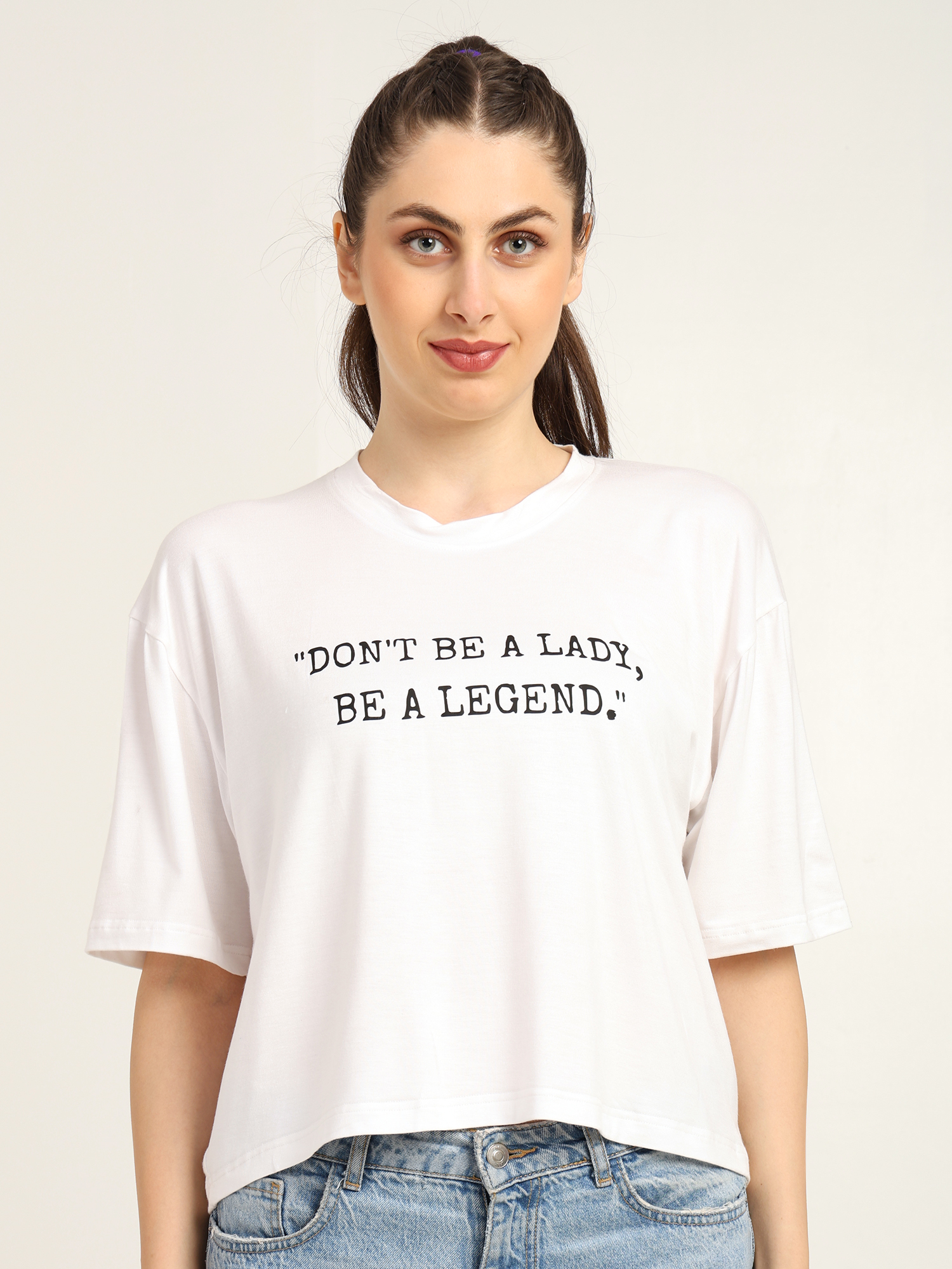 Women Oversized Bamboo T-Shirt – Soft, B...