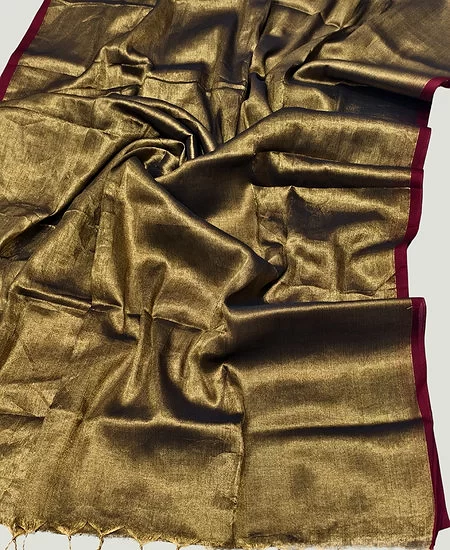 Tissue Cotton Saree – Elegant Comfort wi...