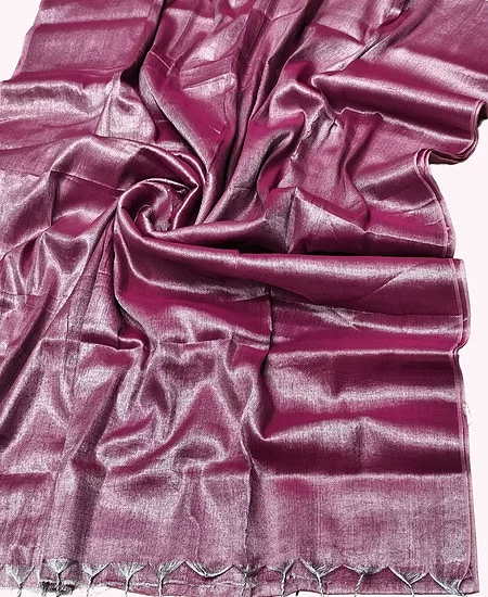 Tissue Cotton Saree – Elegant Comfort wi...