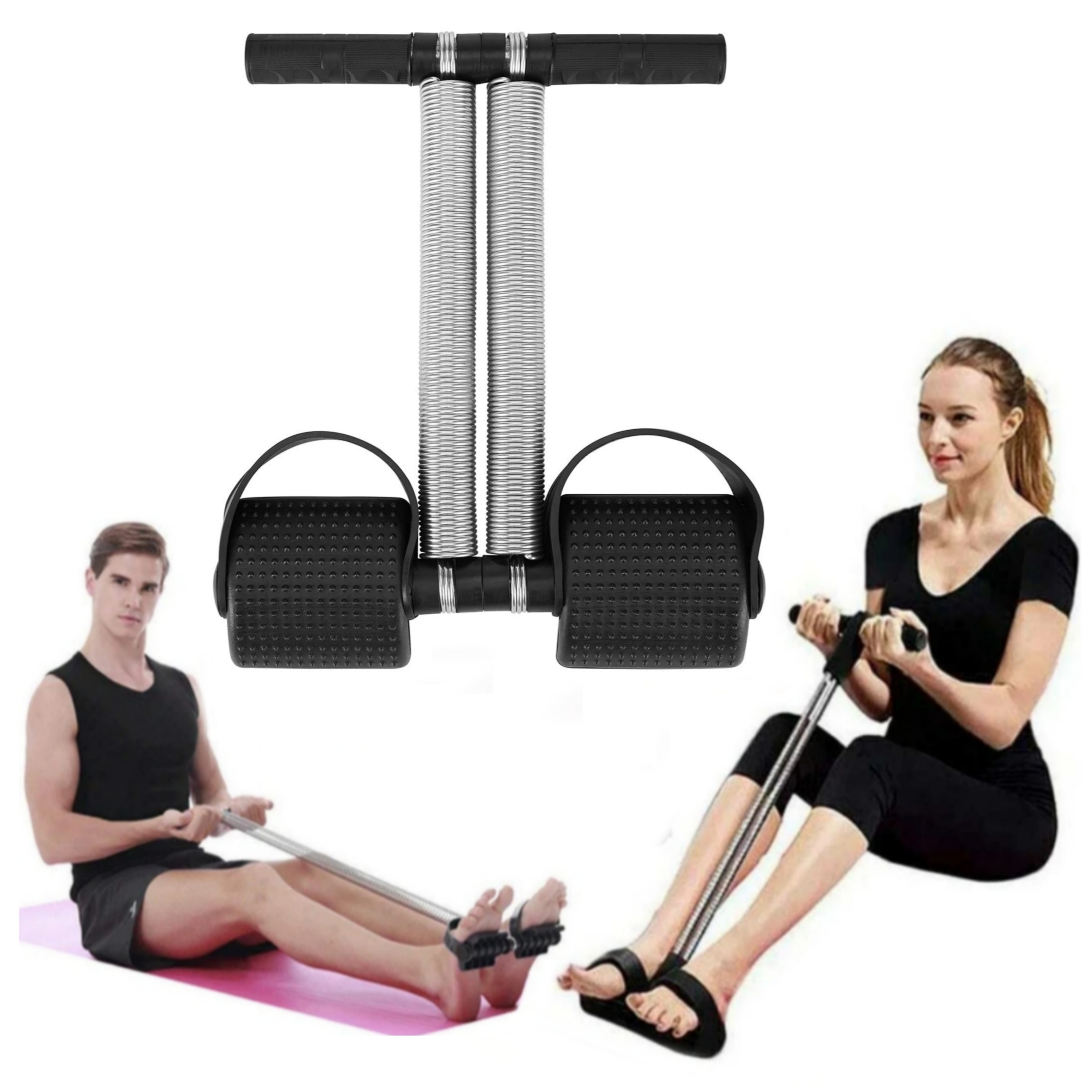 Qawvler Tummy Trimmer Dual Spring for Ab...