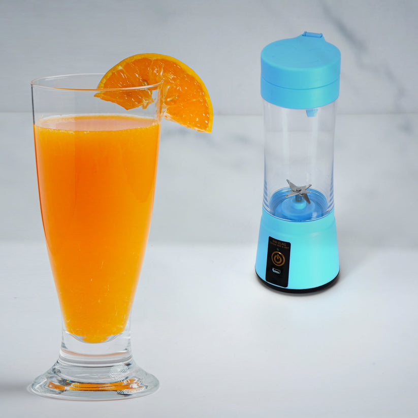 Portable USB Rechargeable 6-Blade Juicer...