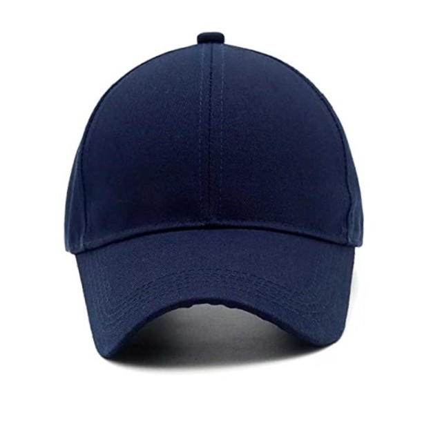 Plain Solid Navy Blue Caps And Hats For...