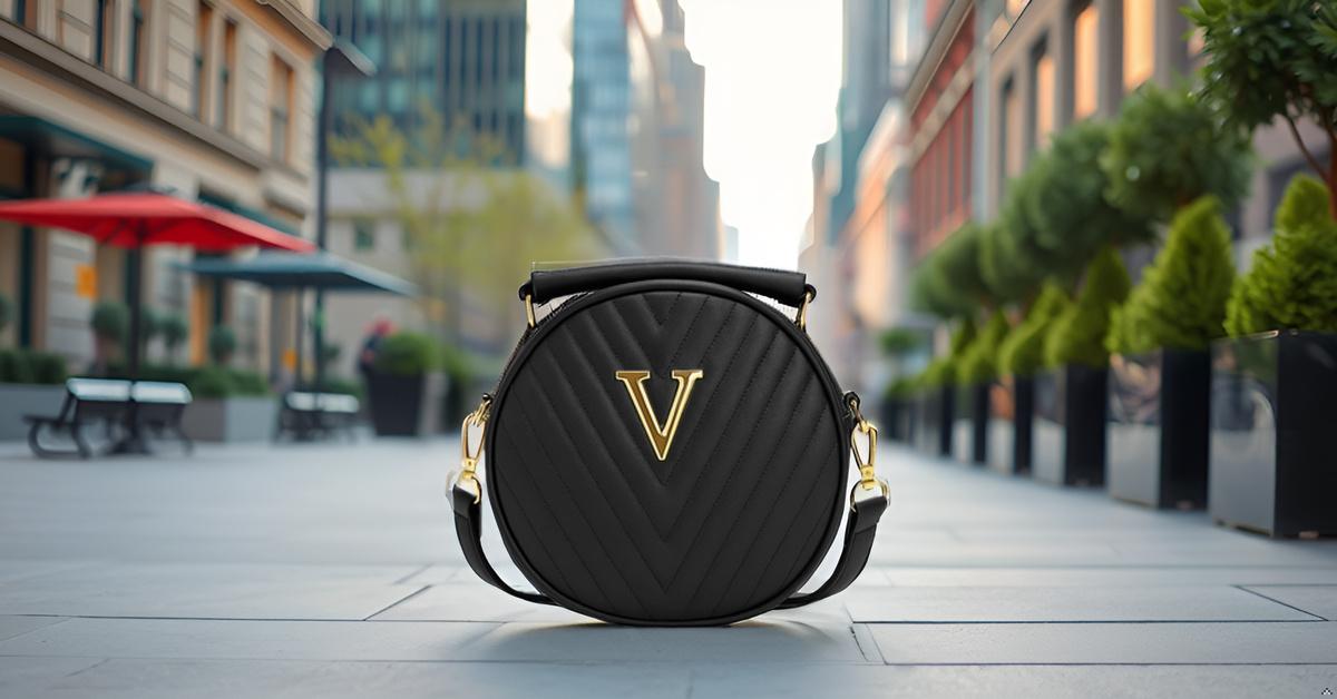 Trendy Sling Bag for Women Quilted Round...