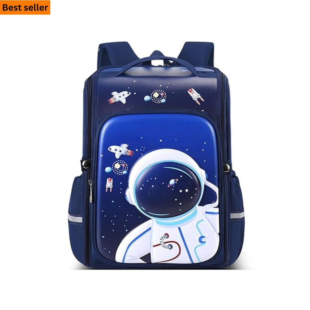 Trendy 3D Cartoon School Bag for Kids –...