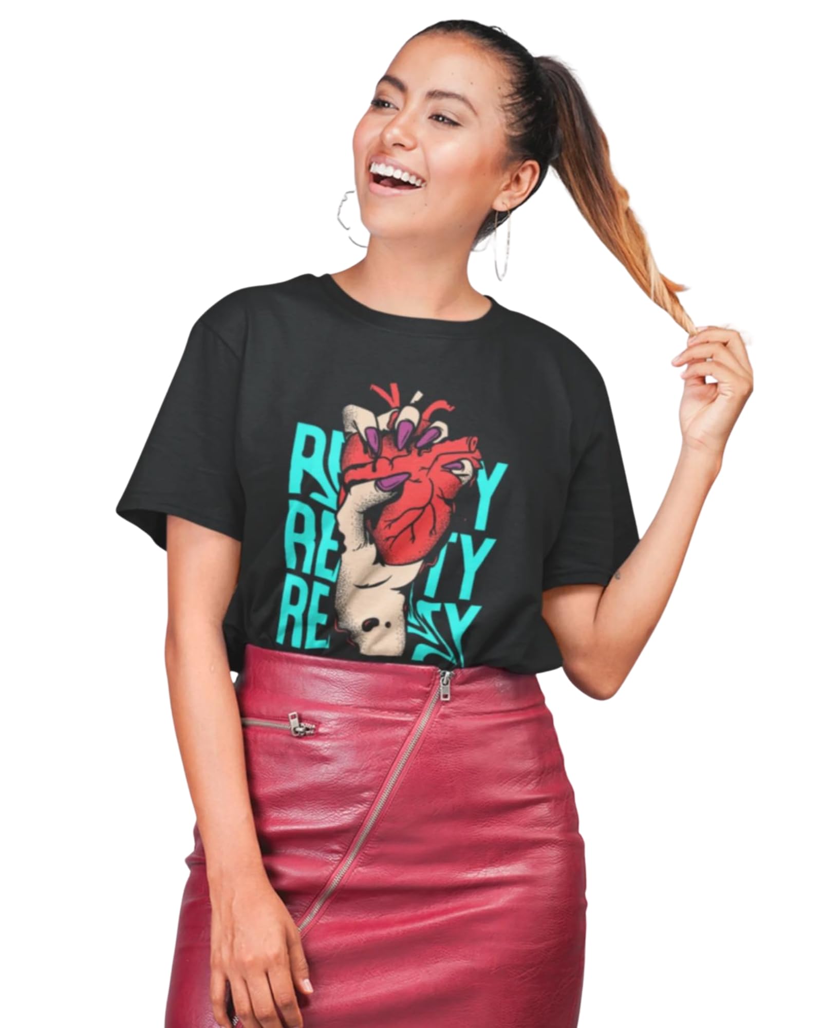 Women’s Oversized Stylish Graphic T-Shir...
