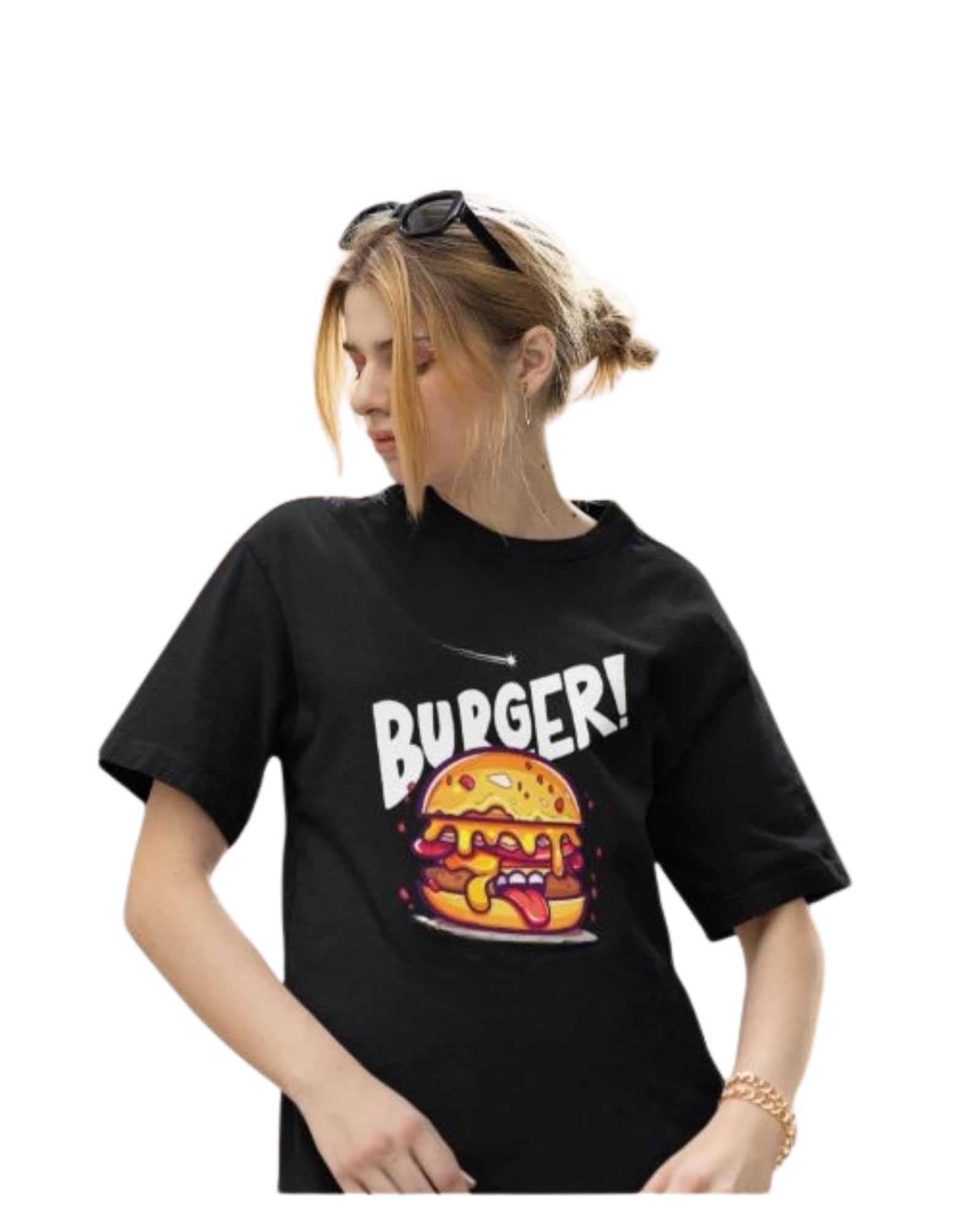 Women’s Oversized Stylish Graphic T-Shir...