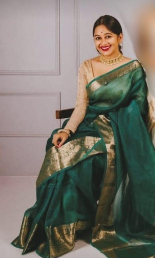 Premium Party Wear Designer Saree with H...