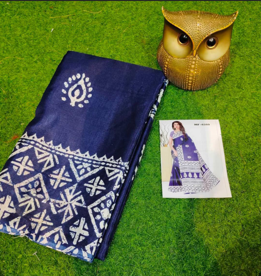 Semi Pure Silk Saree with Blouse Piece –...