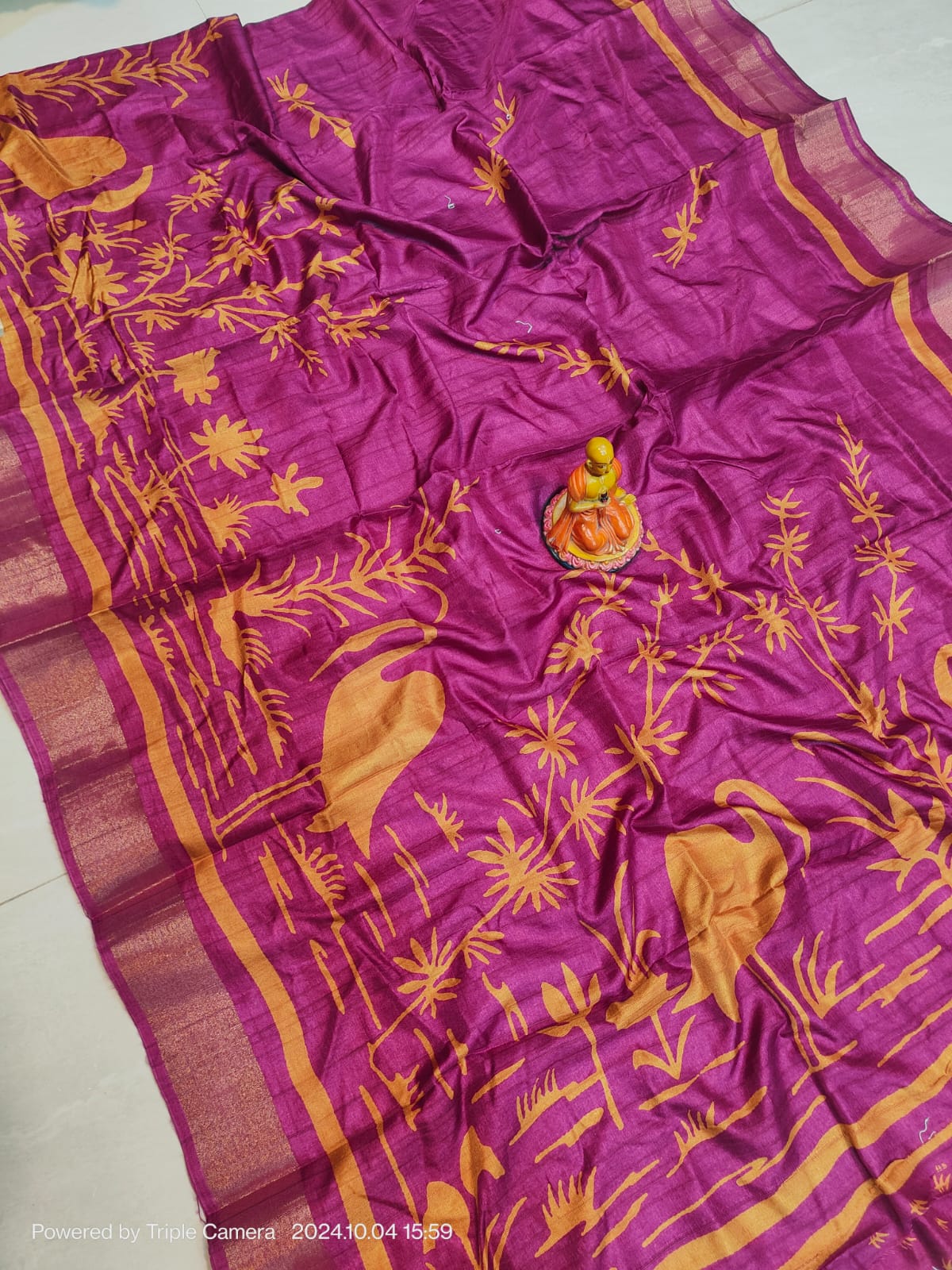 New Exclusive Matka Slub Silk Saree | So...