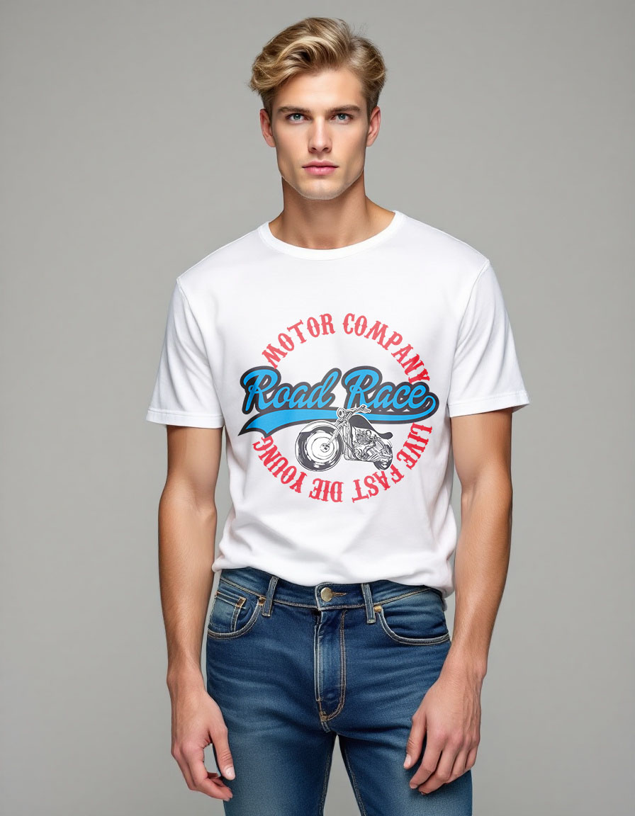 Premium Cotton T-Shirts with Bold Graphic DTF Prints