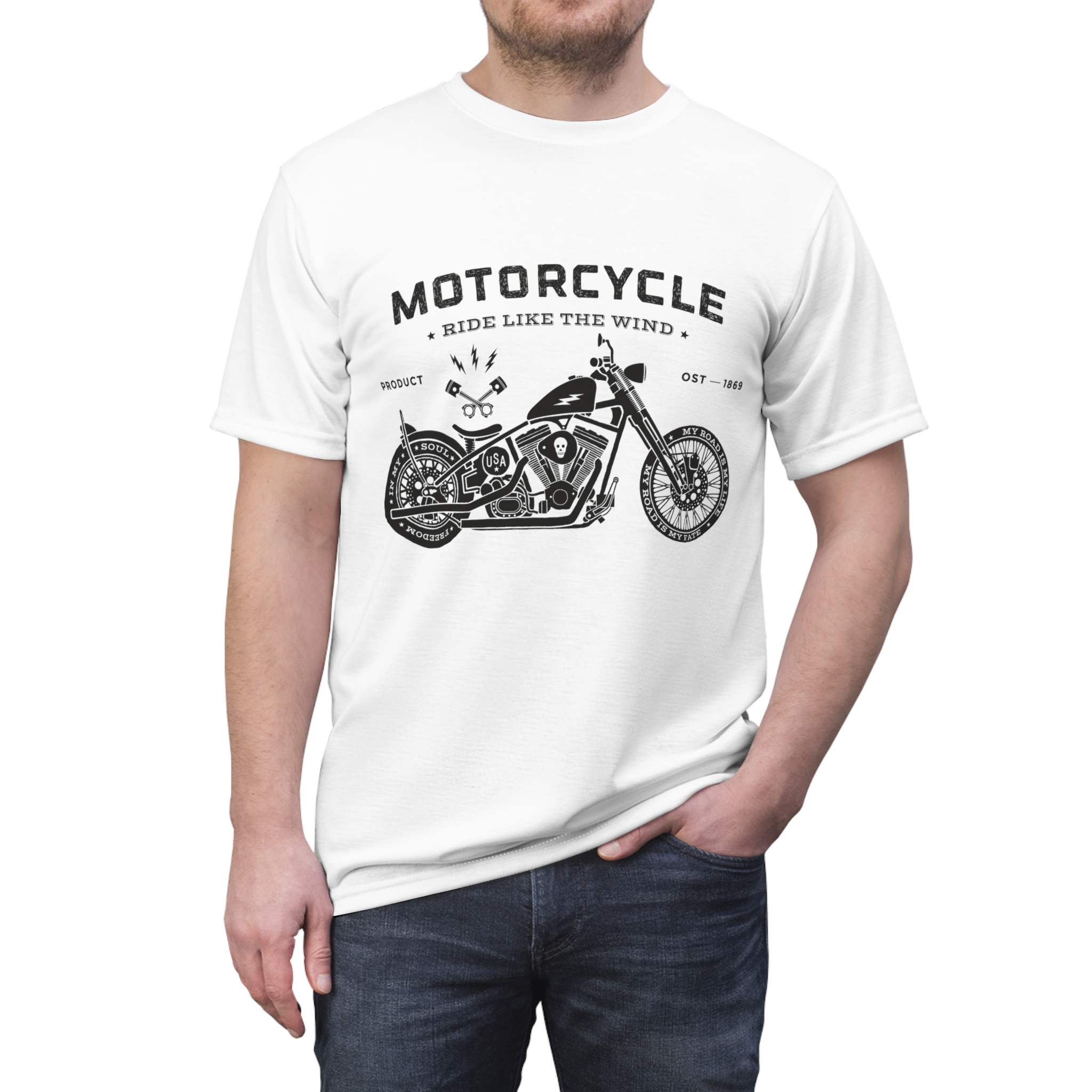 Premium Cotton T-Shirts with Bold Graphi...