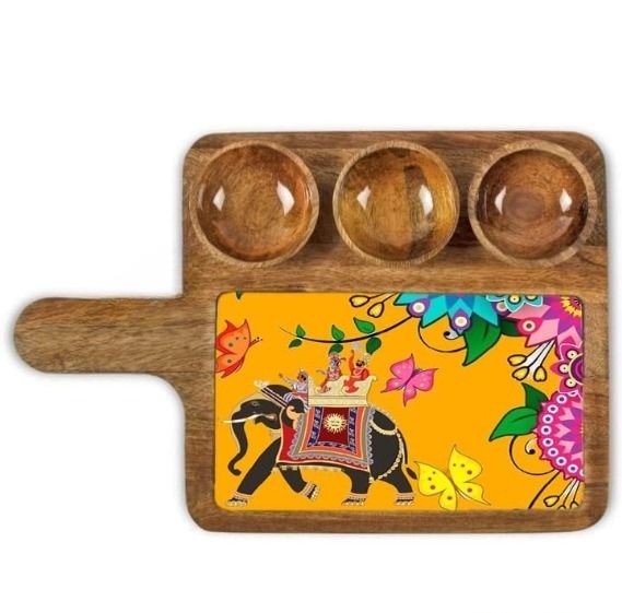 Wooden Serving Platter Mango Wood Platte...