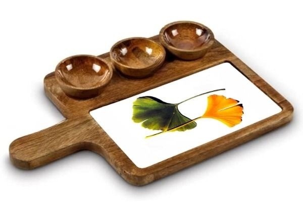 Wooden Serving Platter Mango Wood Platte...