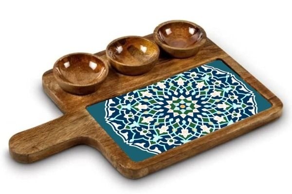Wooden Serving Platter Mango Wood Platte...