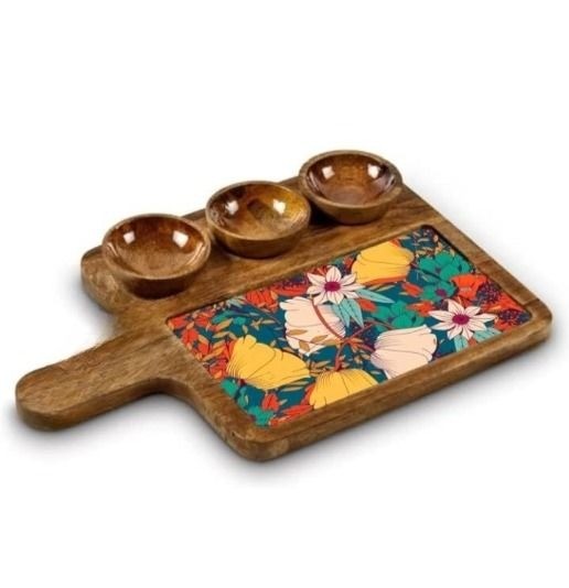 Wooden Serving Platter Mango Wood Platte...