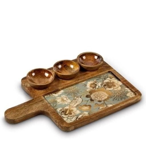 Wooden Serving Platter Mango Wood Platte...