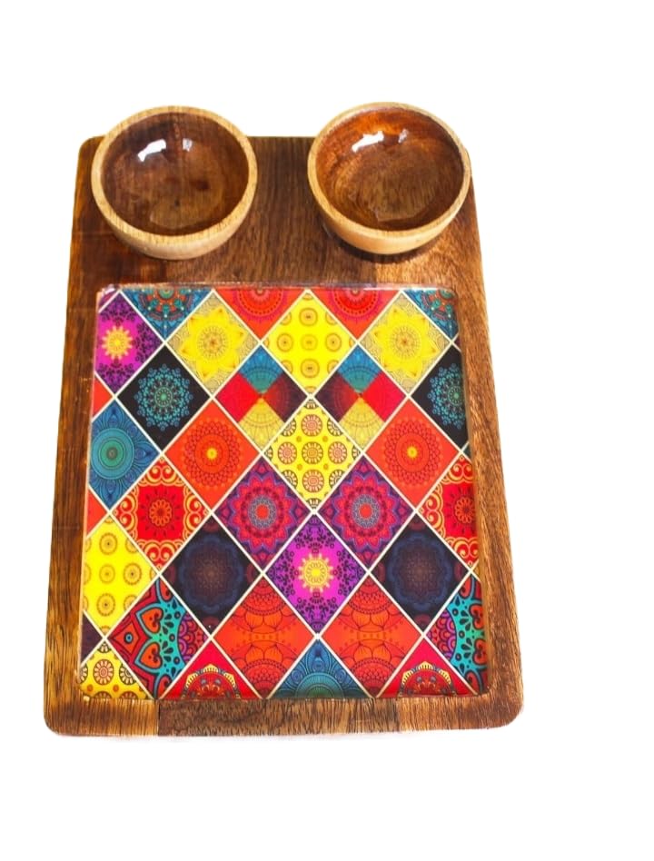 Wooden Serving Platter Mango Wood Platte...