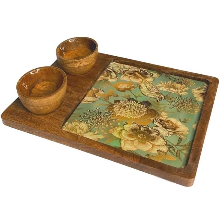 Wooden Serving Platter Mango Wood Platte...