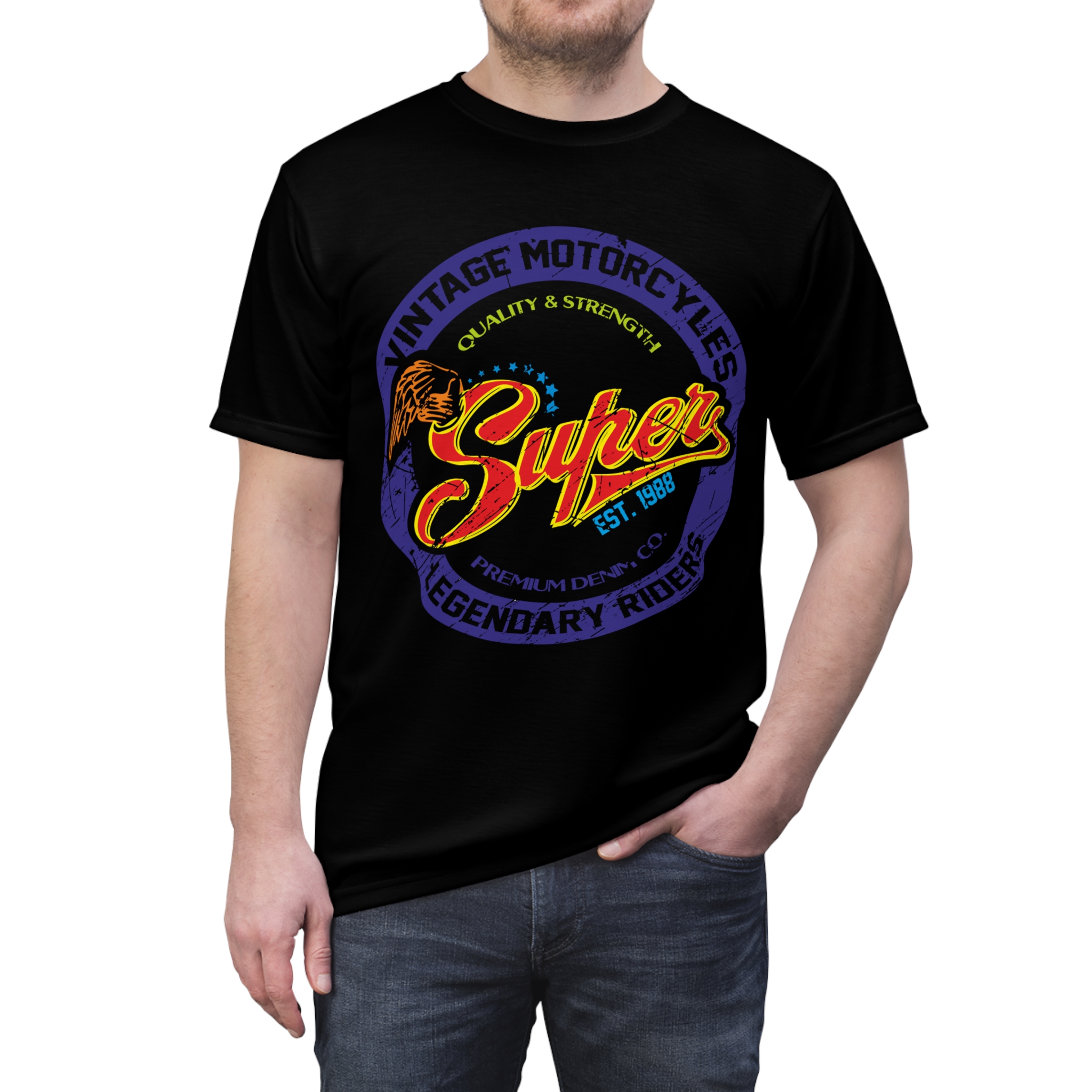 Premium Cotton T-Shirts with Bold Graphi...
