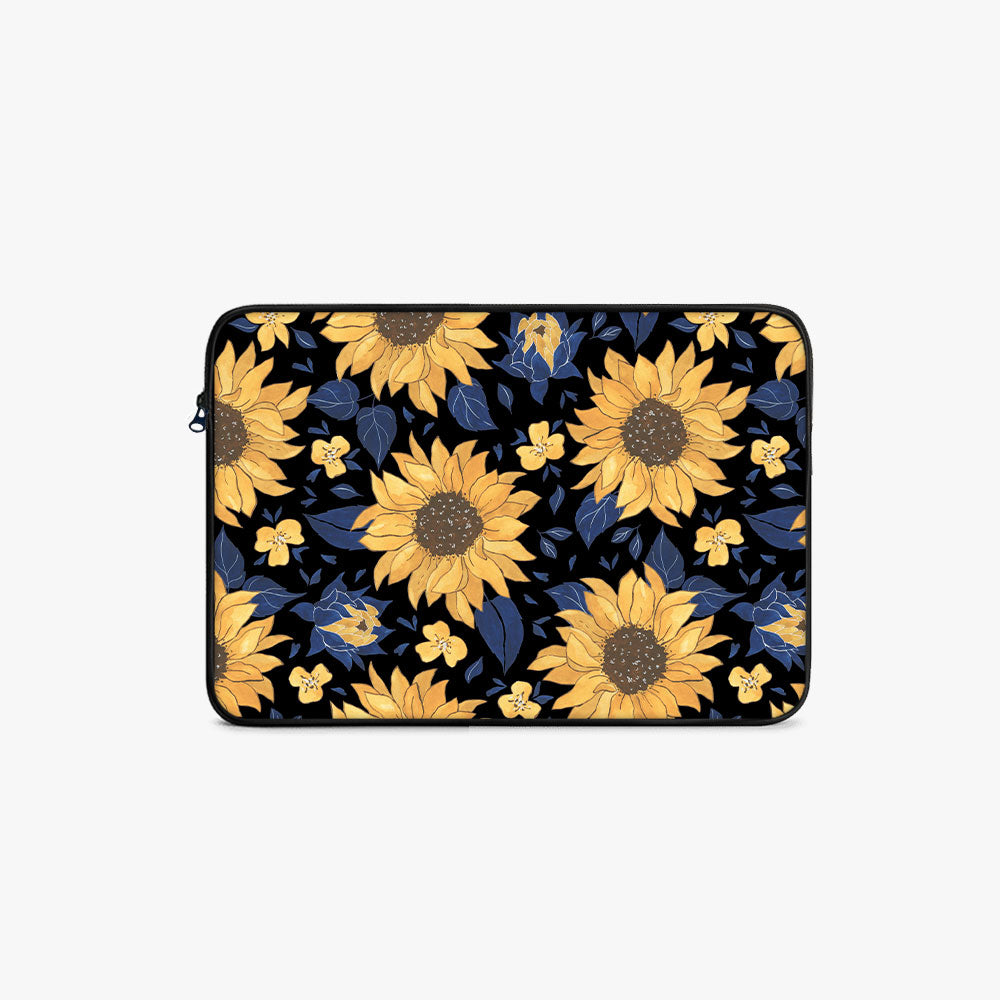 "SUNFLOWER THEME " Laptop Sleeves: Bold...