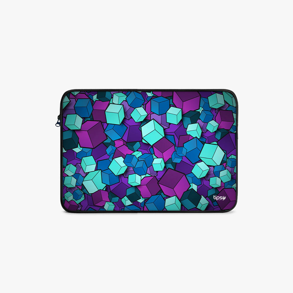 "RUBIX ABSTRACT THEME" Laptop Sleeves:Bo...