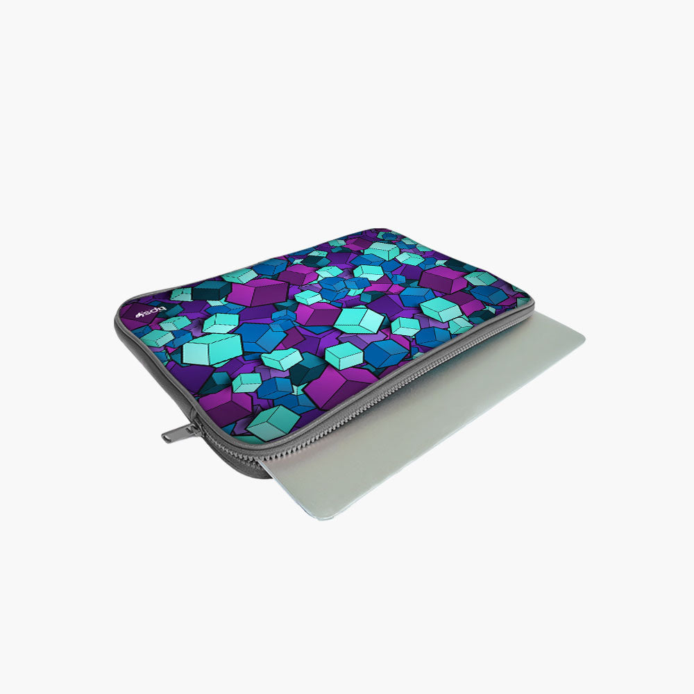"RUBIX ABSTRACT THEME" Laptop Sleeves:Bo...