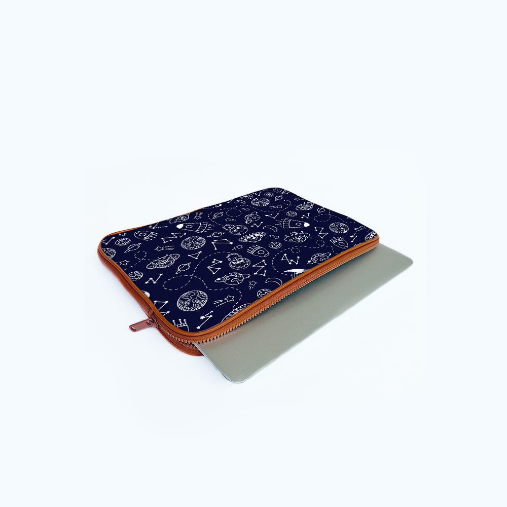 "SPACE THEME" Laptop Sleeves:Bold Modern...