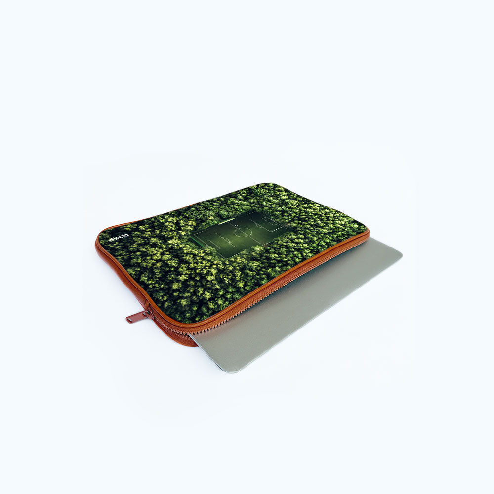 "FOREST THEME TURF " Laptop Sleeves:Bold...