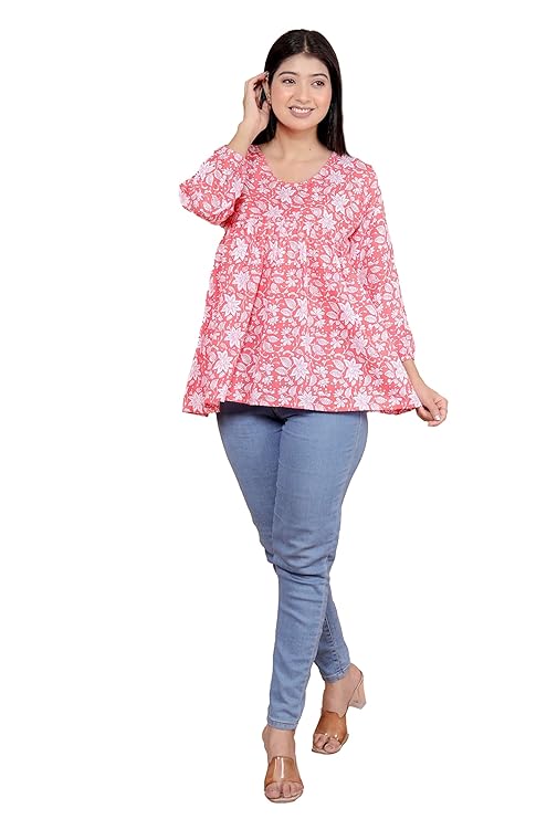 Printed Short Anarkali Kurti Perfect for...