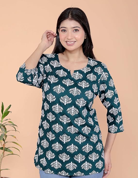Women's Rayon Printed Stylish Kurta