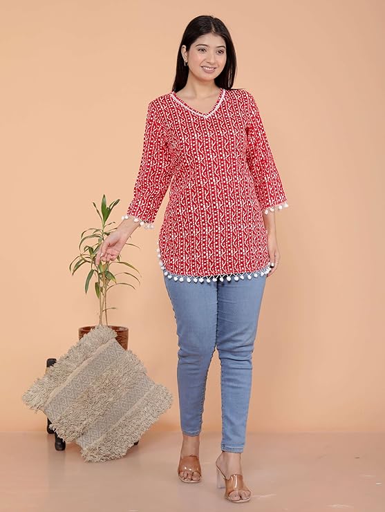 Printed Straight Kurti