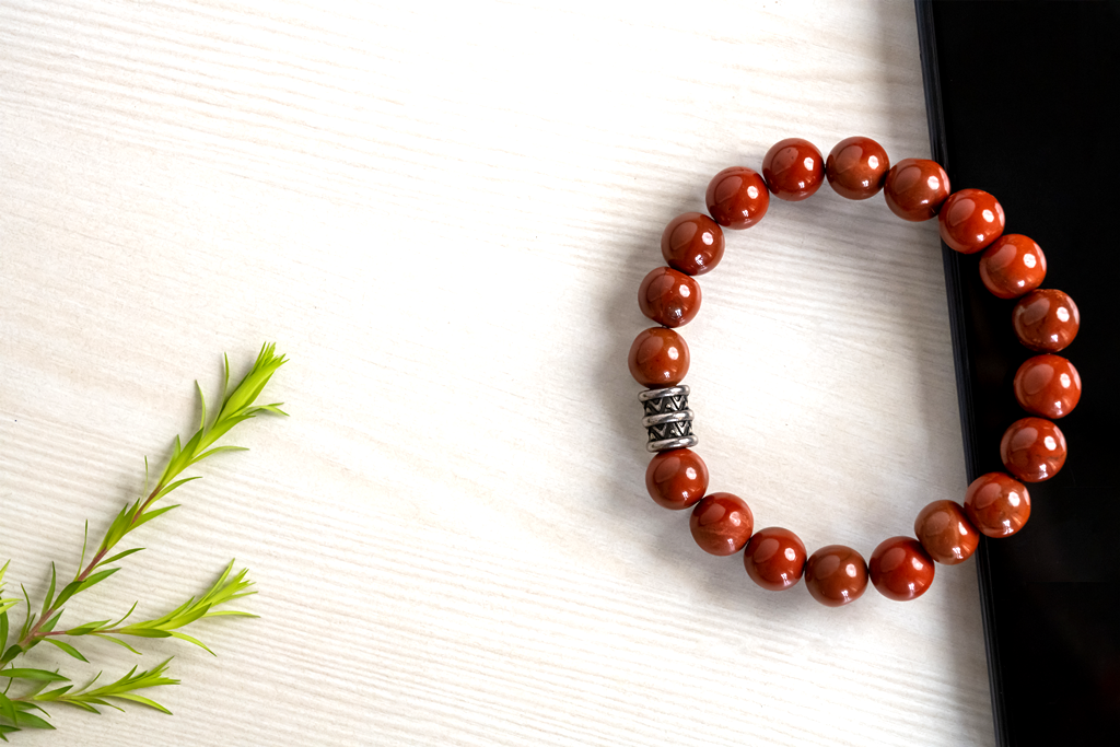 Original Red Jasper Bracelet For Balance...