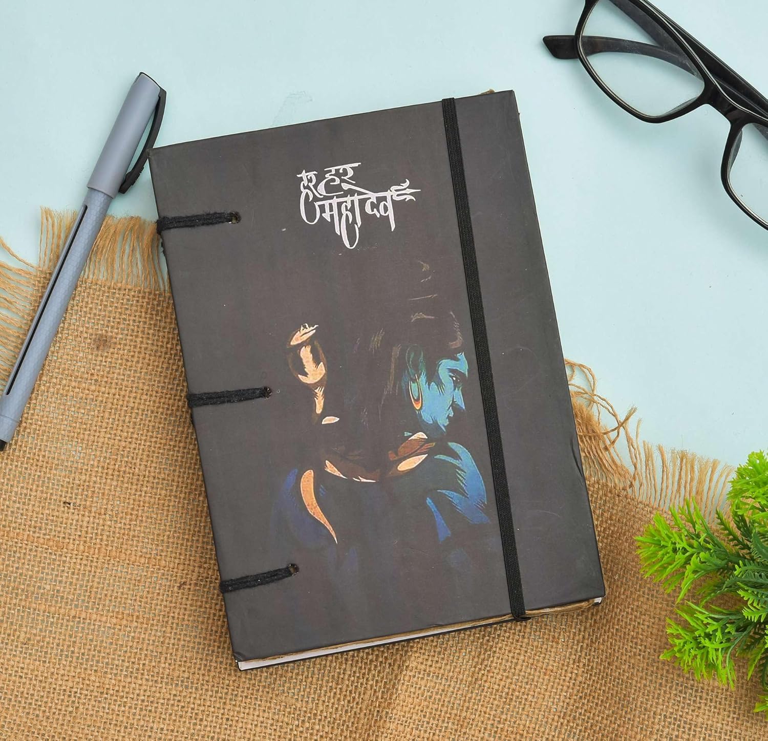 Handmade Printed Cardboard Journal Diary...