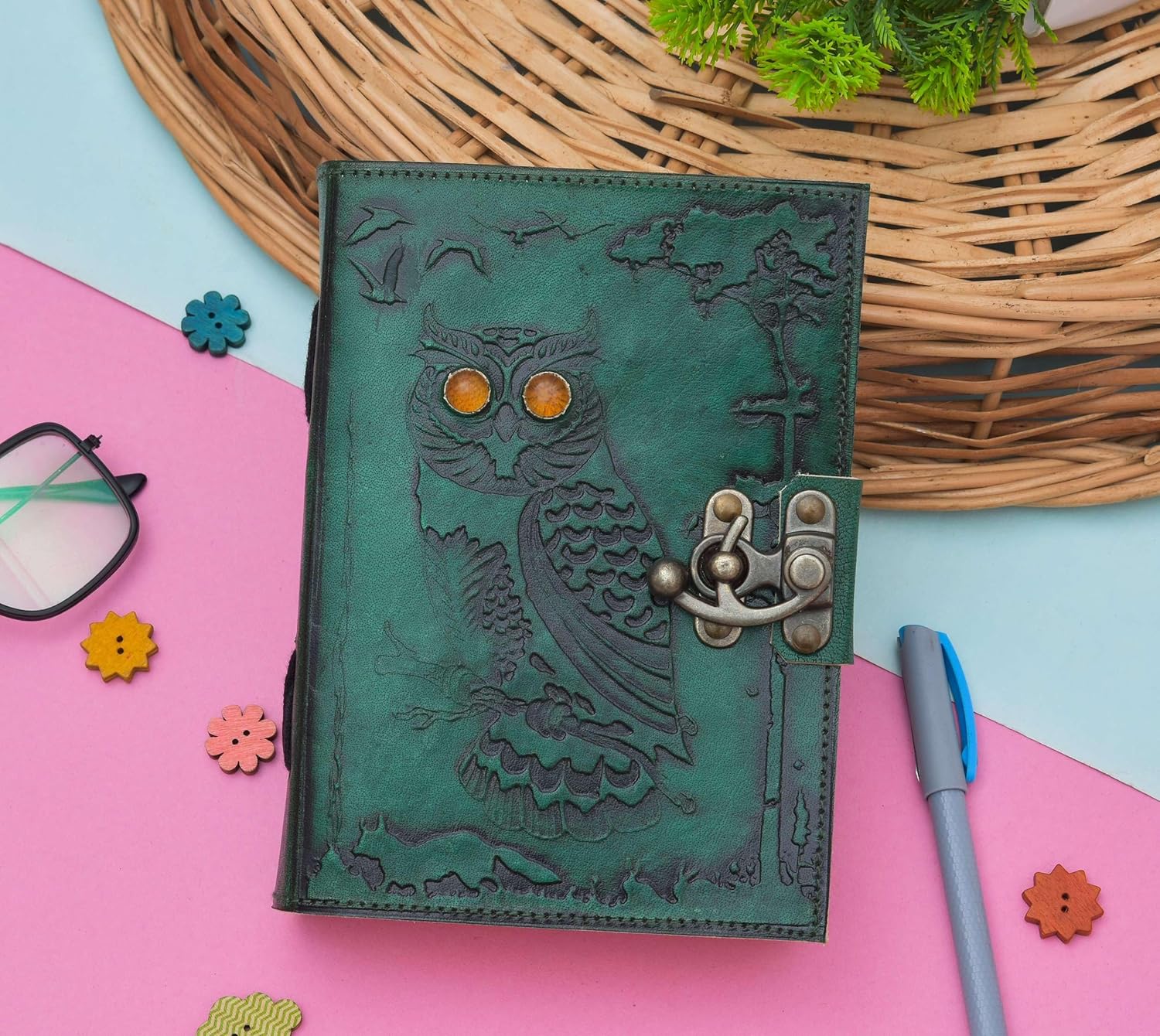 Genuine Leather Diary | Vintage Handmade...
