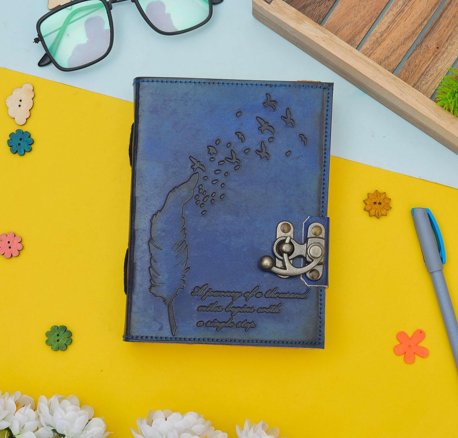 Genuine Leather Diary | Vintage Handmade...