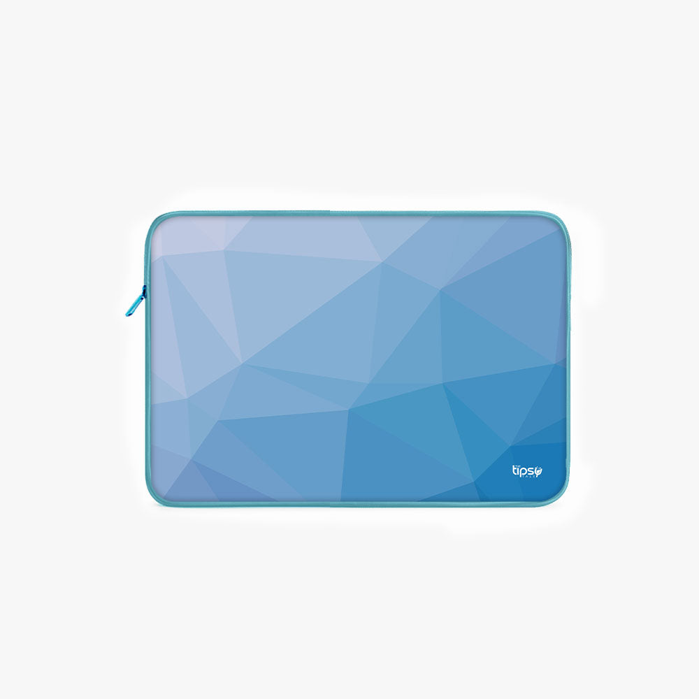 "Glass Blue Abstract" Laptop Sleeves:Bol...