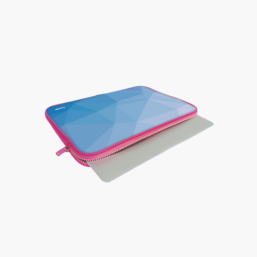 "Glass Blue Abstract" Laptop Sleeves:Bol...