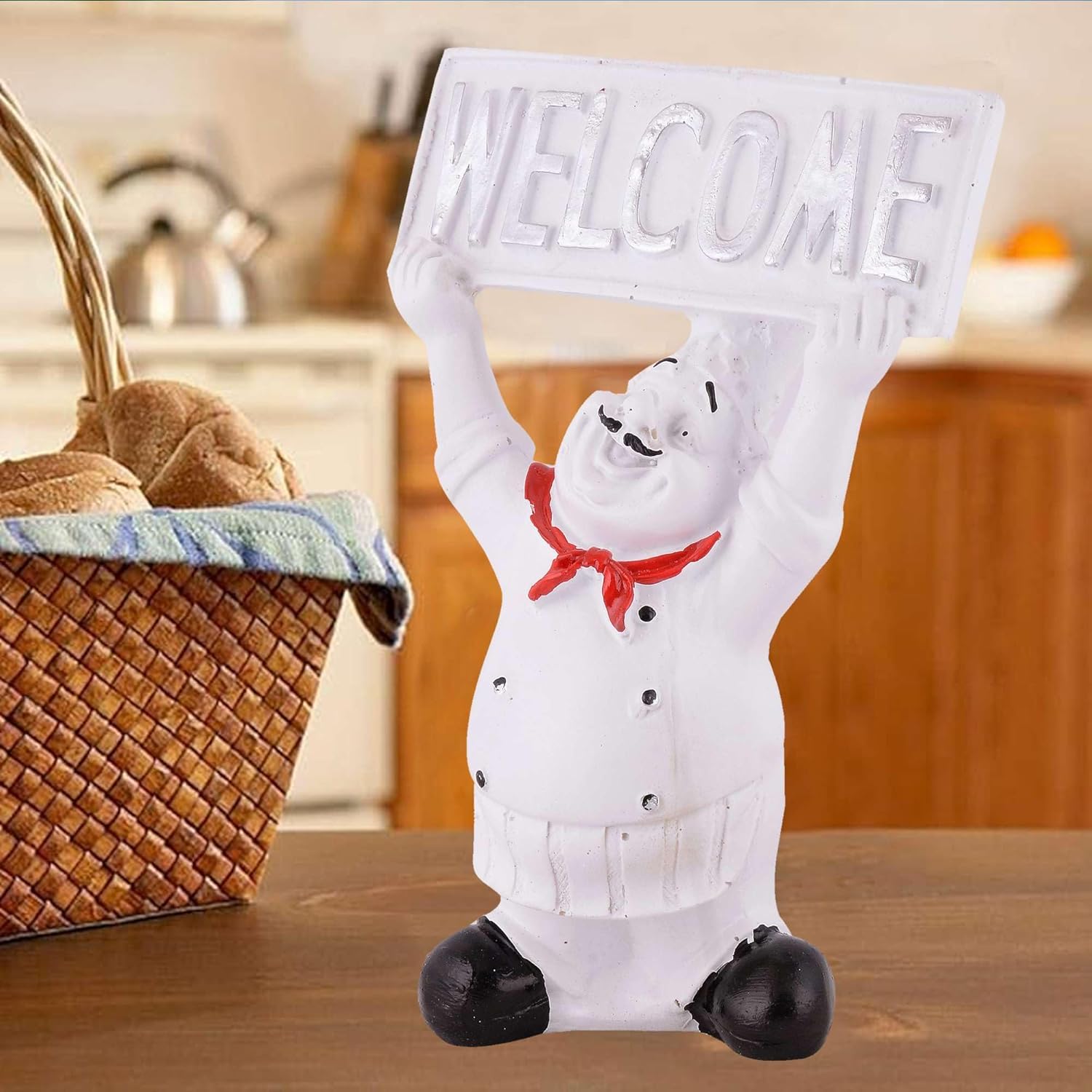 Cute Chef Figurine Miniature Statue Resi...