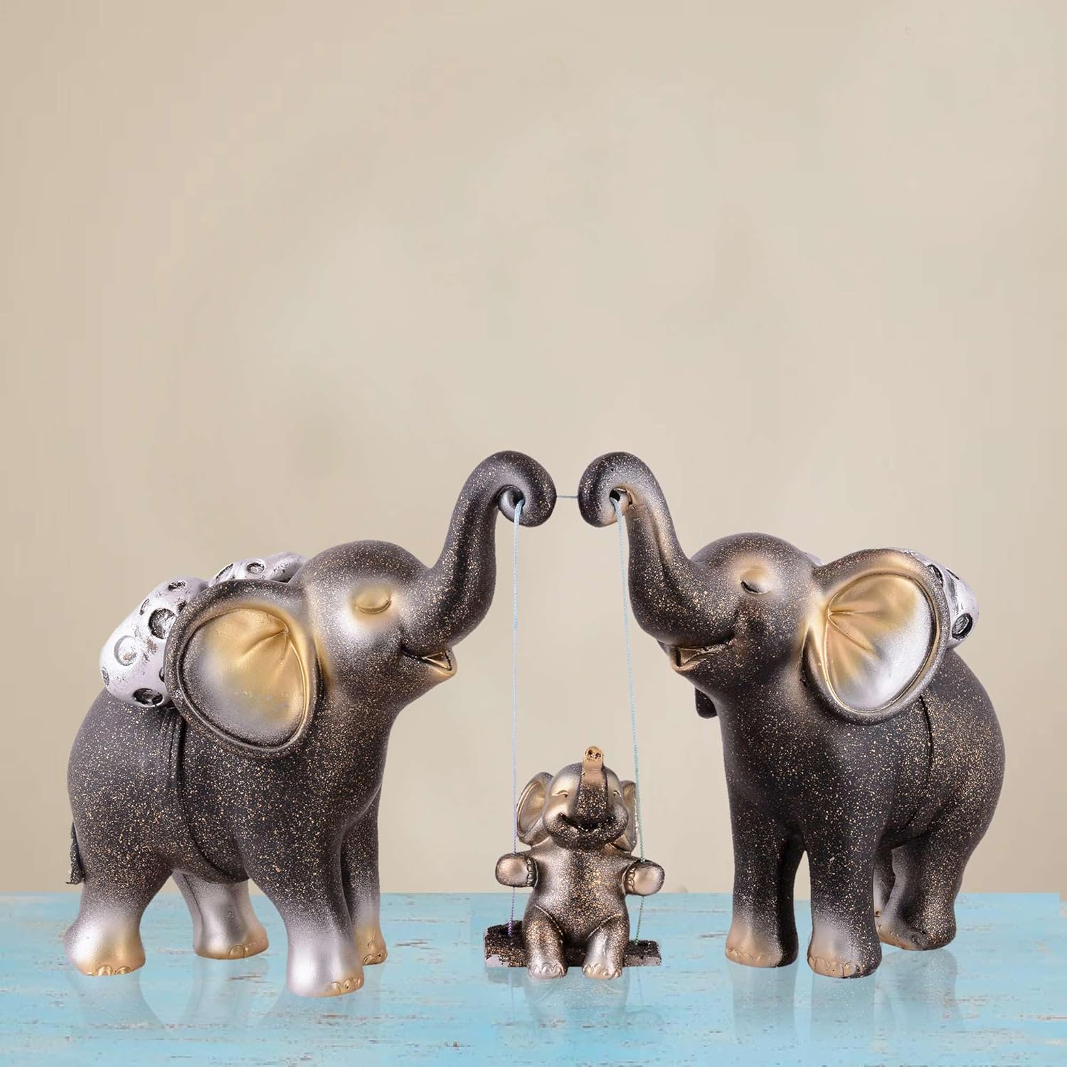 Elephent showpiece Resin Set of 3  for H...