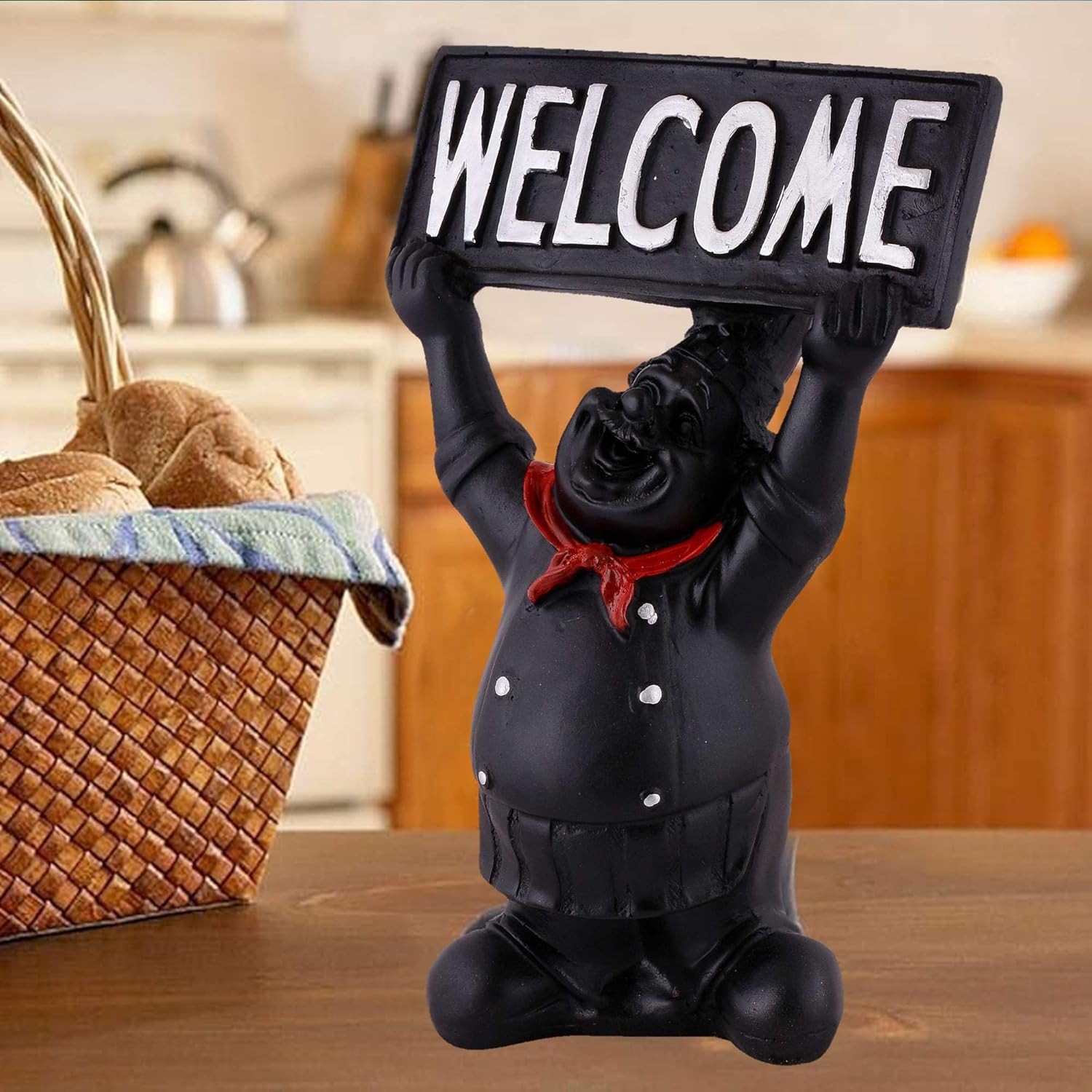 Cute Chef Figurine Miniature Statue Resi...