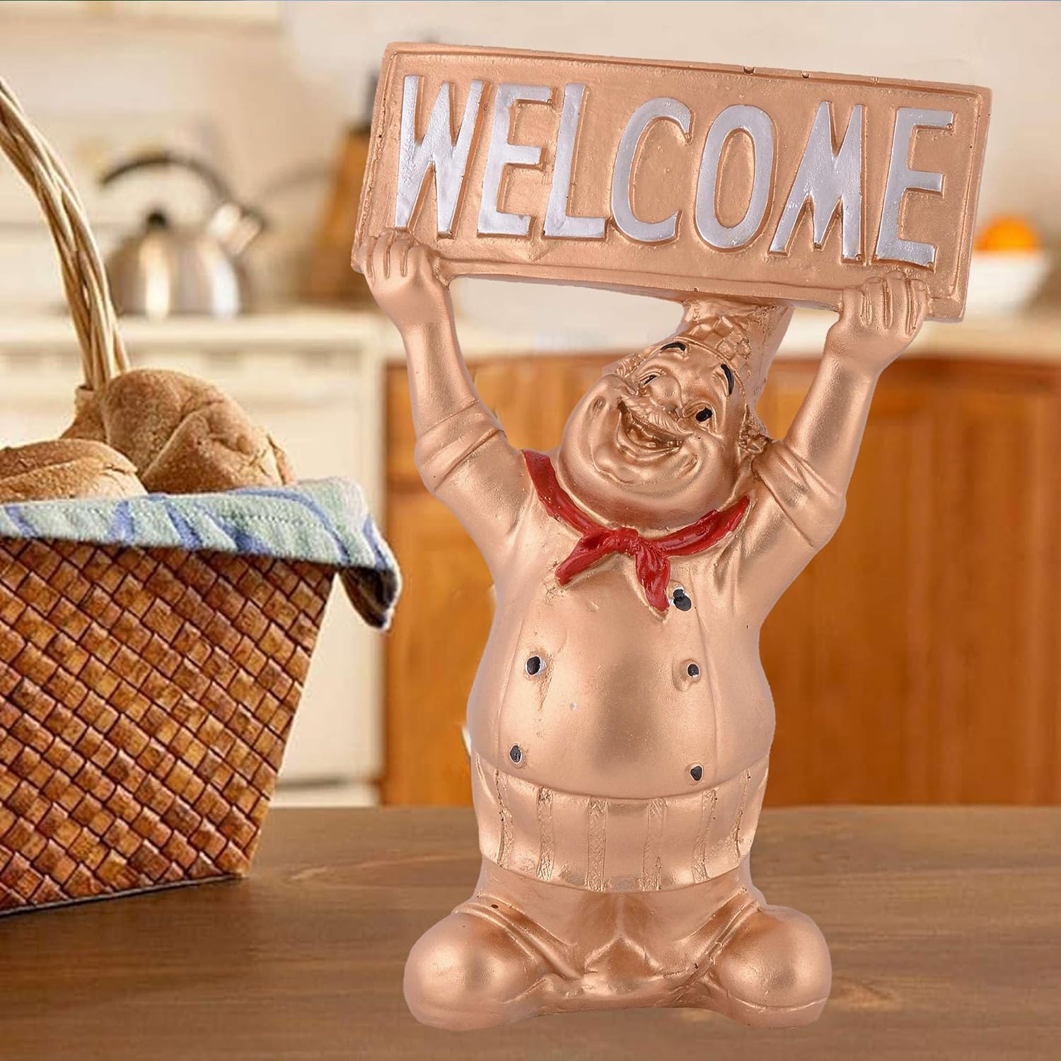 Cute Chef Figurine Miniature Statue Resi...
