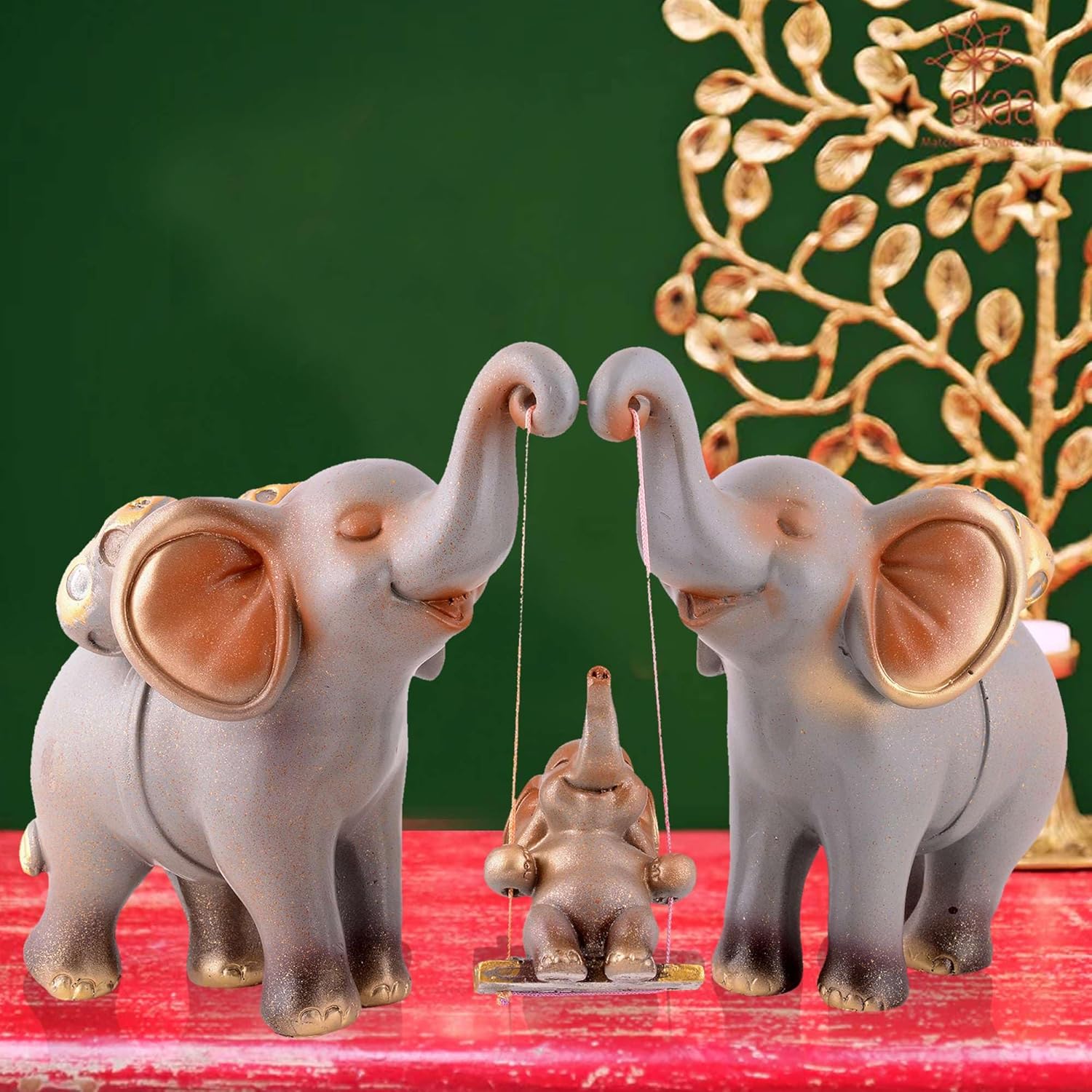 Elephent showpiece Resin Set of 3  for H...