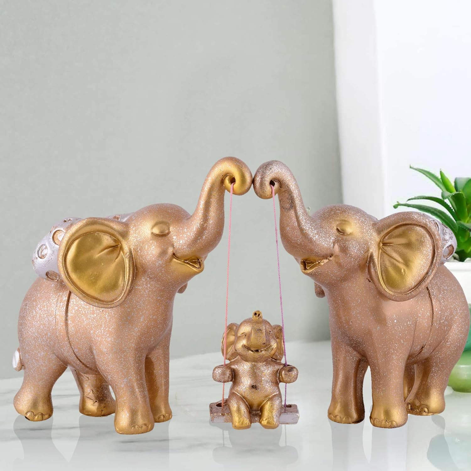 Elephent showpiece Resin Set of 3  for H...