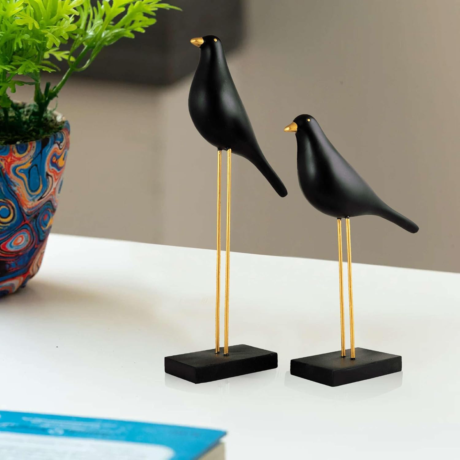 Sparrow Bird Home Decor Showpiece on Iro...