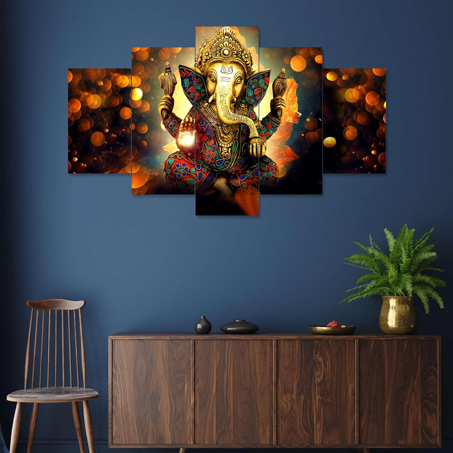 MDF Framed 3D Wall Painting Set of Five...