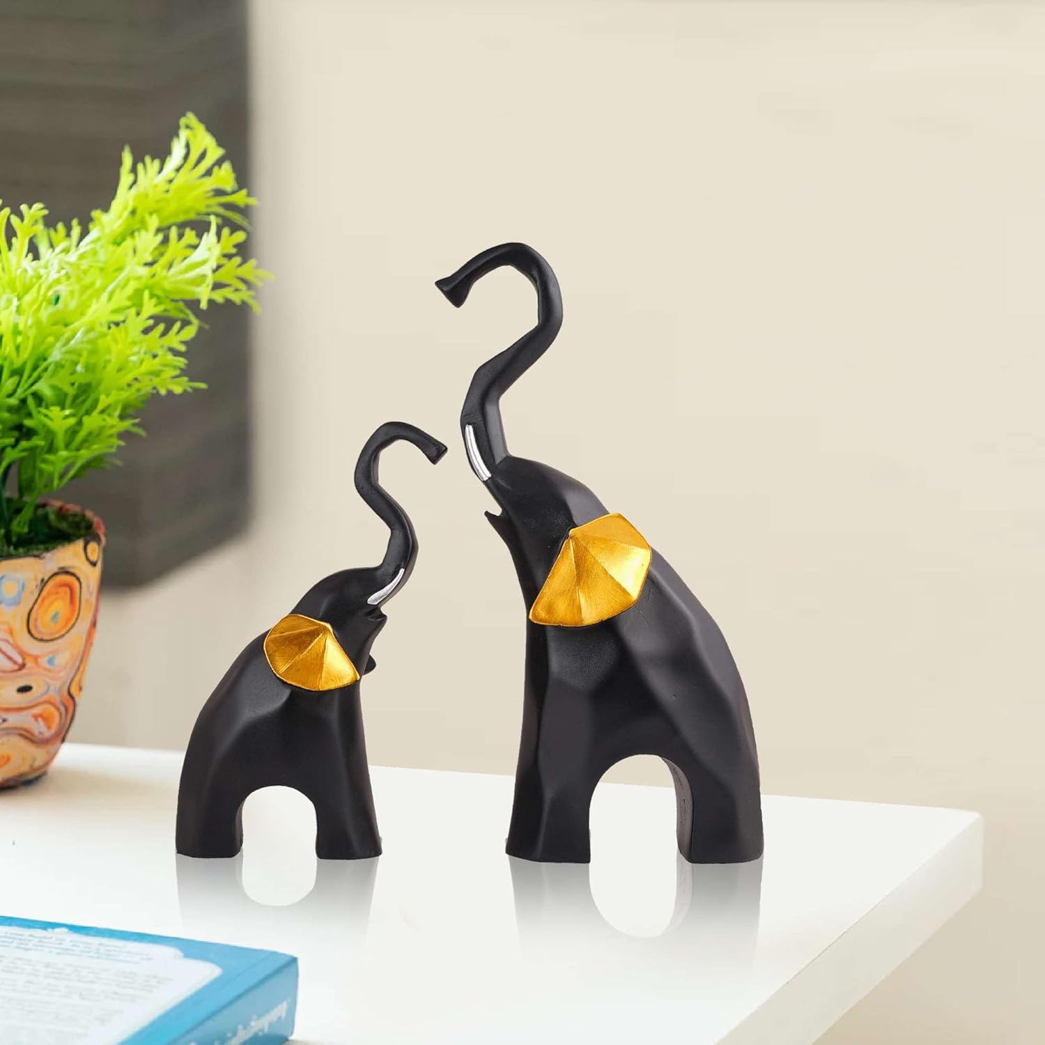 Polyresin Elephant Showpiece Statue and...