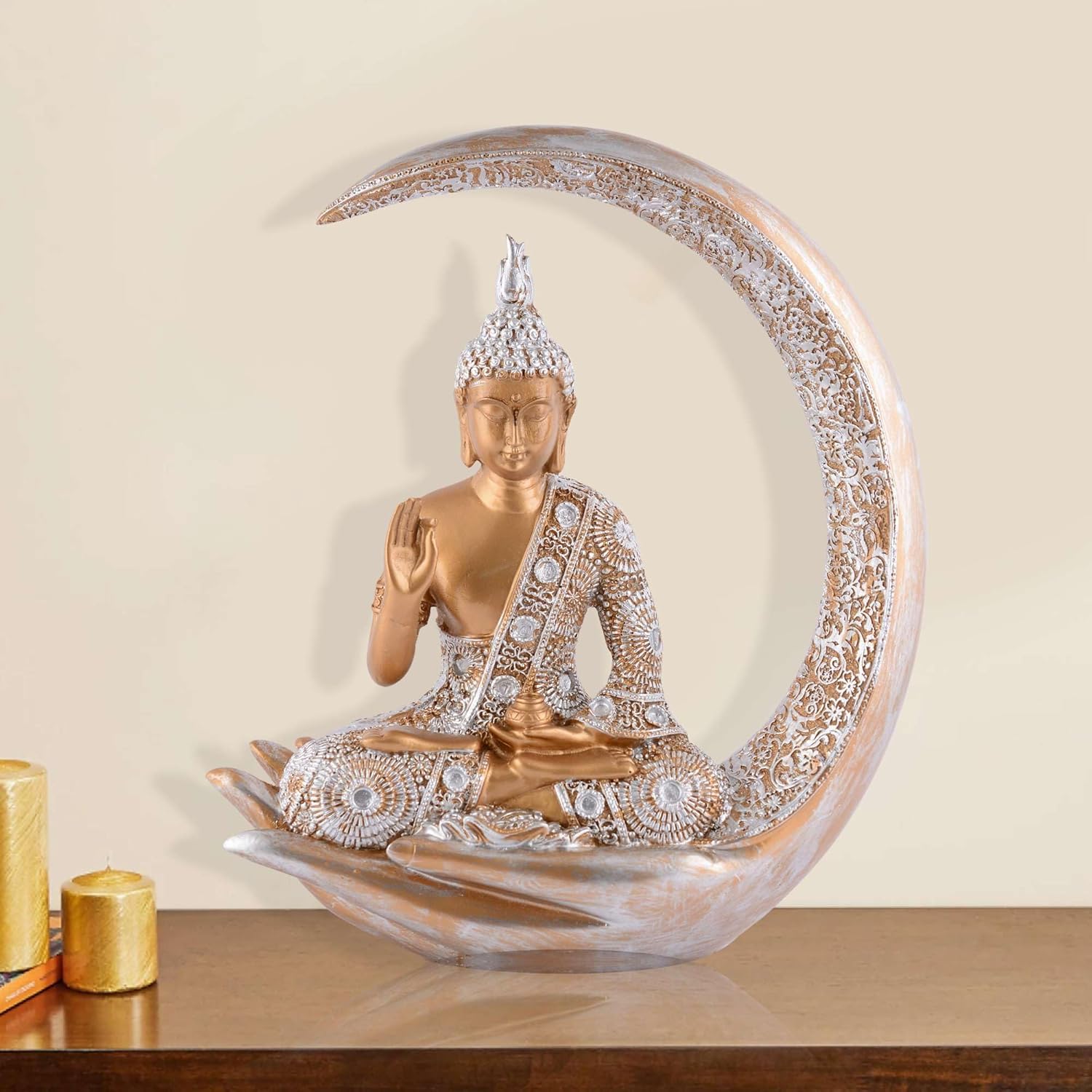 Gautam Buddha Statue Showpiece Idol Figu...
