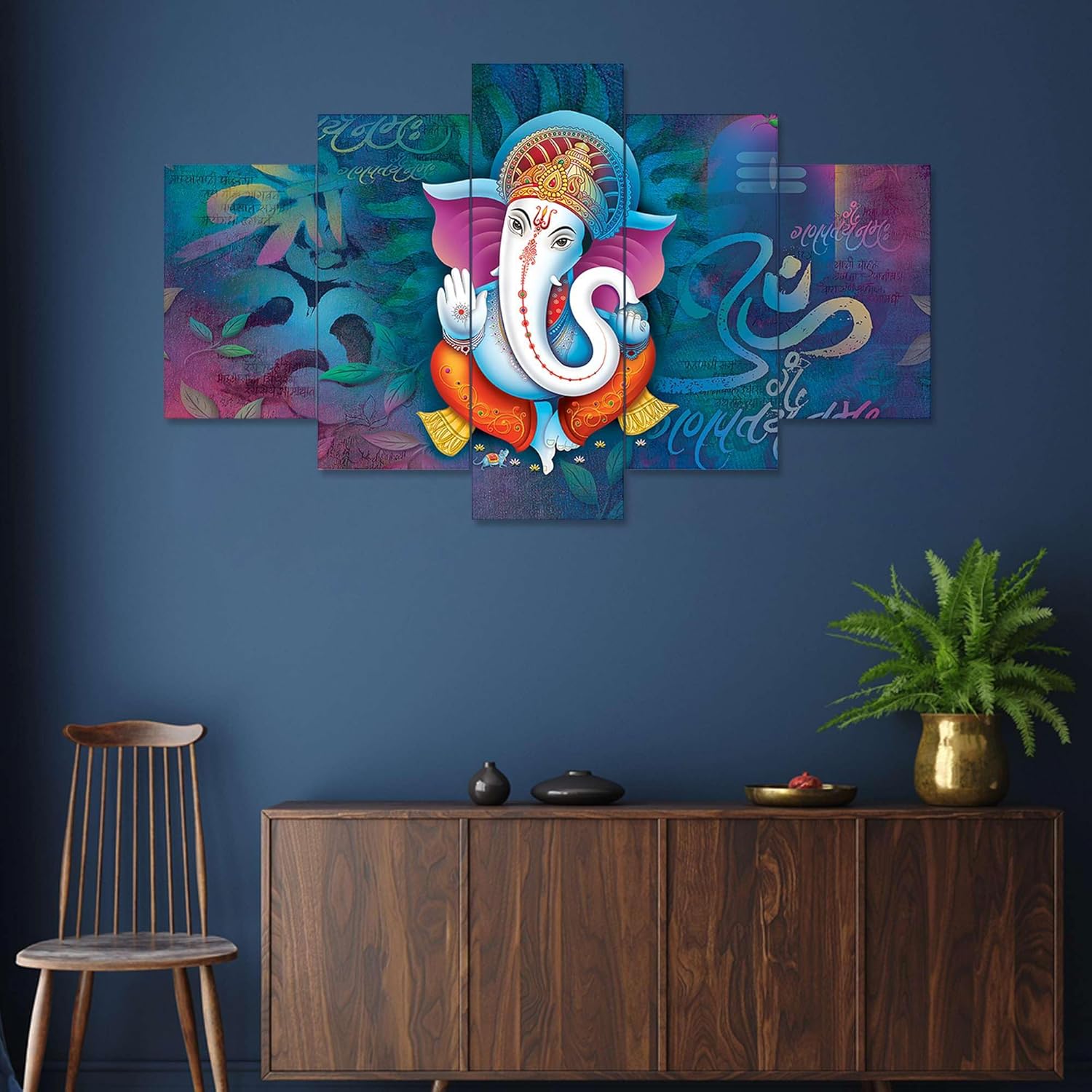 MDF Framed 3D Wall Painting Set of Five...