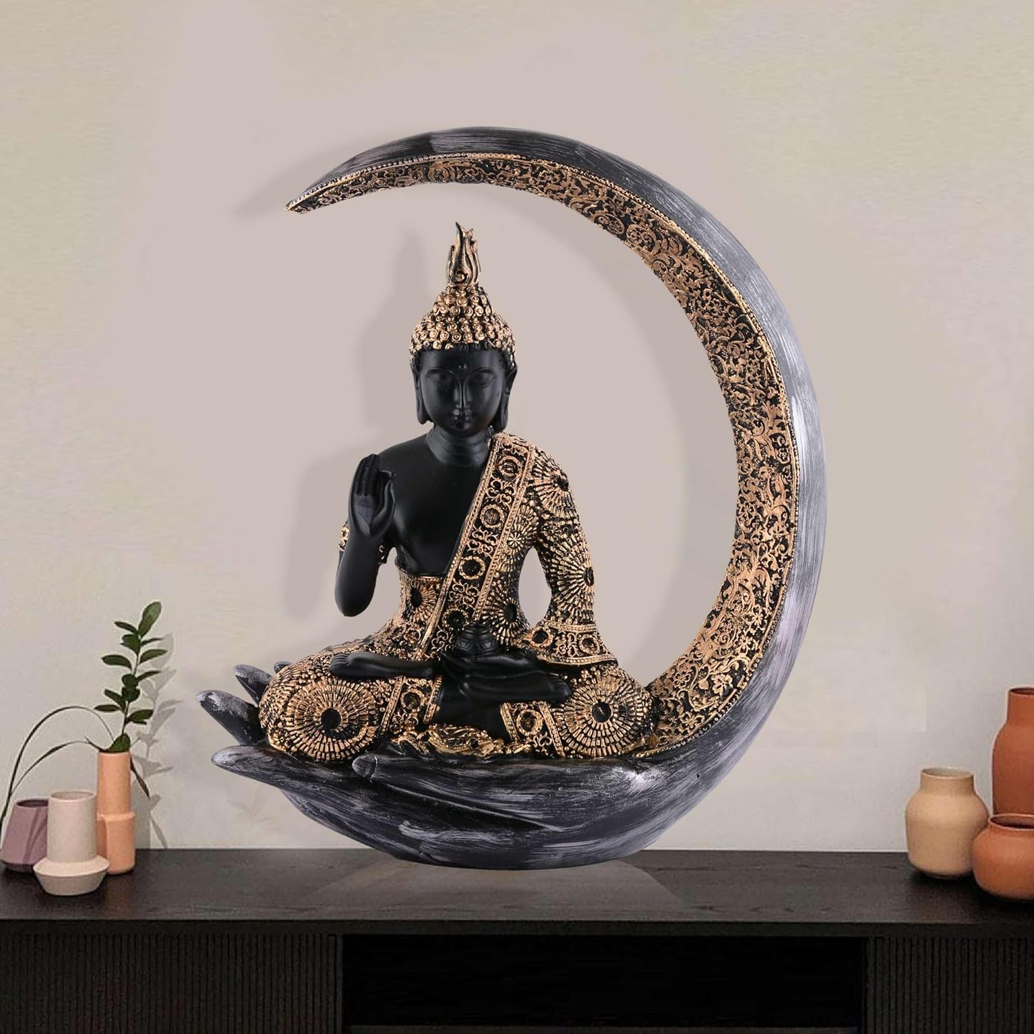 Gautam Buddha Statue Showpiece Idol Figu...