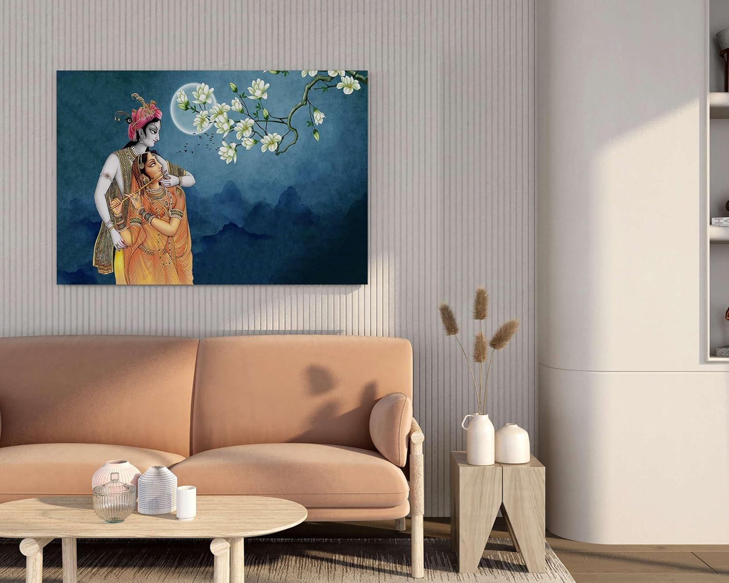 Radha Krishna Paintings For Wall Decorat...